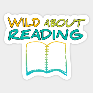 Wild About Reading Dr Teacher Sticker